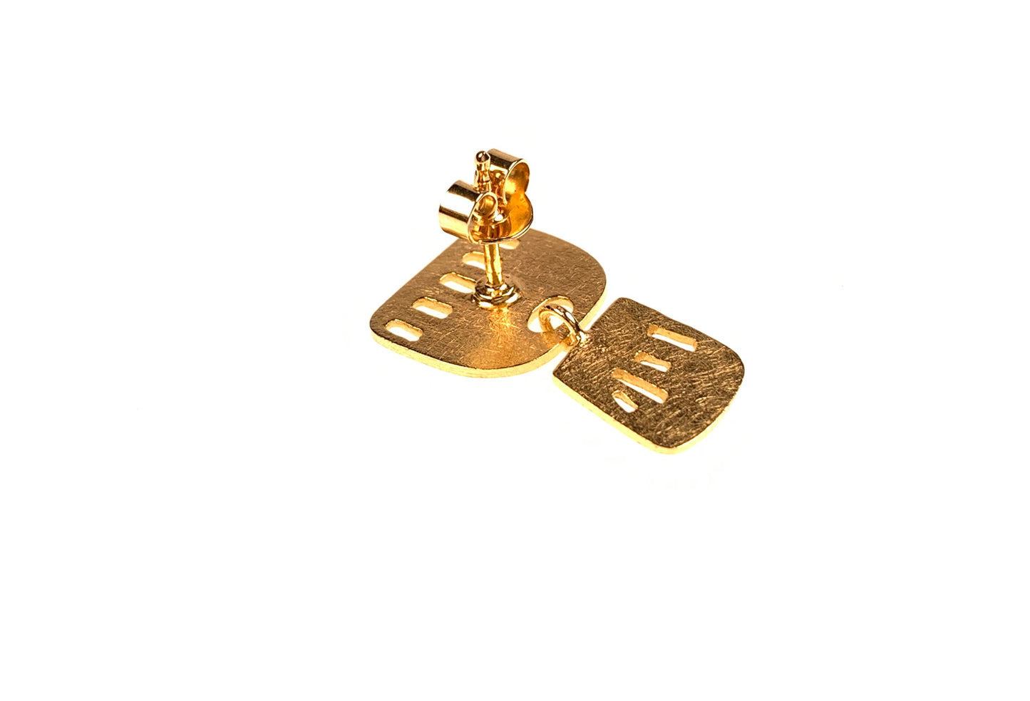 イネステレスジュエリー/ソーラー(SOLAR) ピアス ゴールド BR134 大人のシルバージュエリー