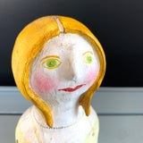 モナ・コン・ヒストリア Mona Bernarda(モナ・ベルナルダ) オブジェ アート クレイ 粘土 人形 像 アンティーク加工 ポルトガル